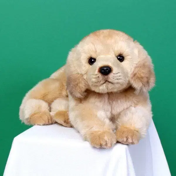 Real dog dolls Golden Retriever Animal lying down doll