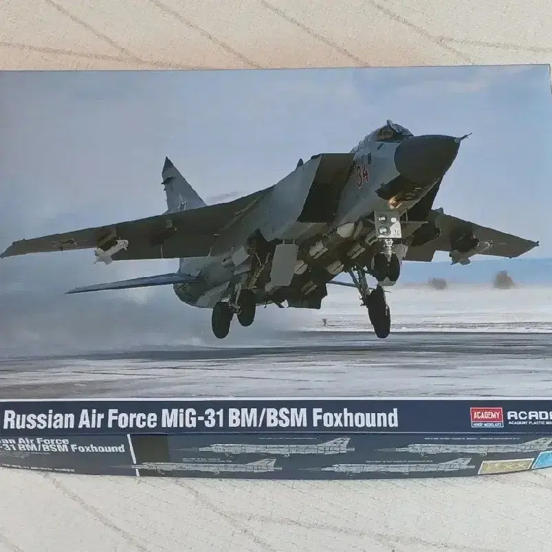 아카데미 프라모델 팝업스토어 한정판1/48 MIG-31 BM/BSM