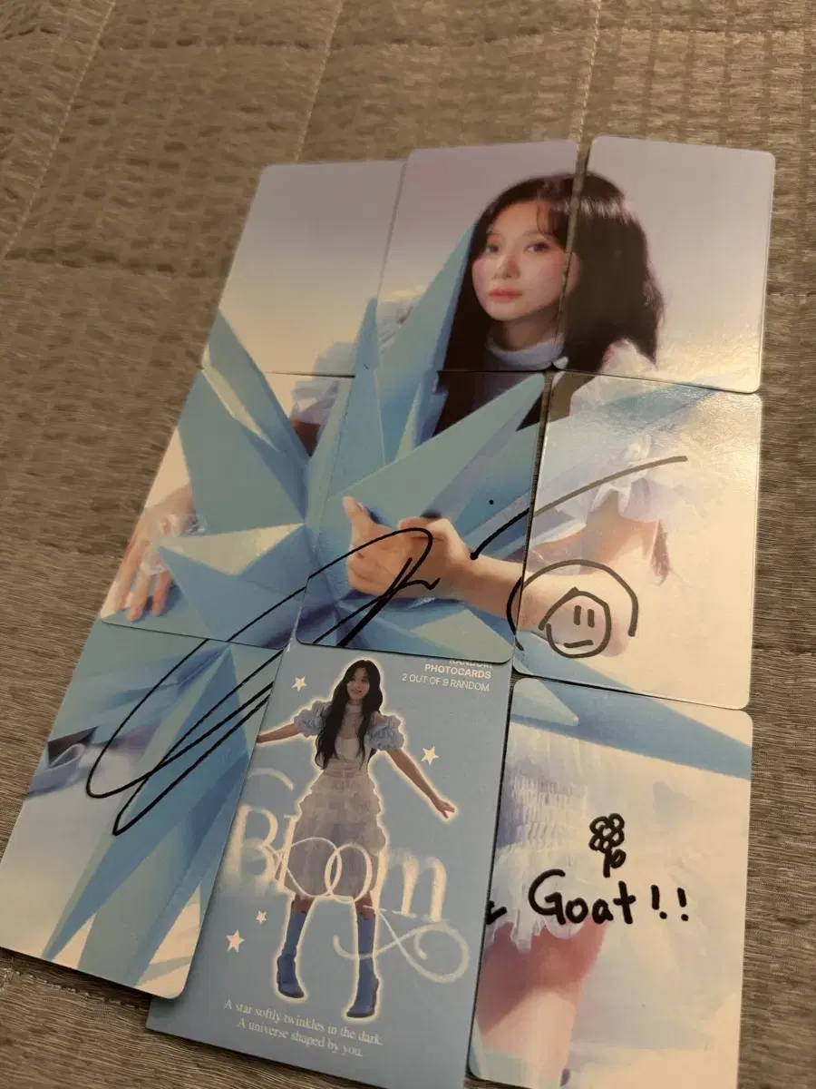 BOL4 Bloom Concert photocard -set (excluding No. 8)