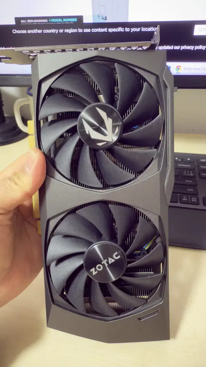 조텍 gaming 지포스 rtx3060 12g판매 합니다.