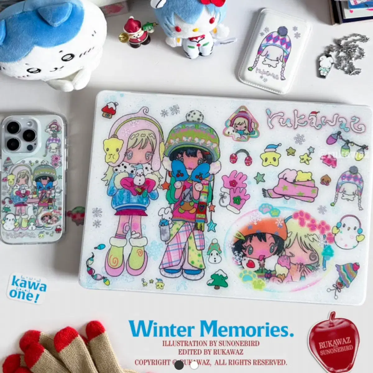 rukawaz Winter Memories 맥북 케이스 13인치 A타입