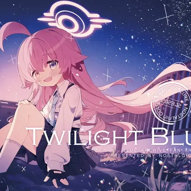 블루 아카이브 타카나시 호시노 일러집 "TWILIGHT BLUE"