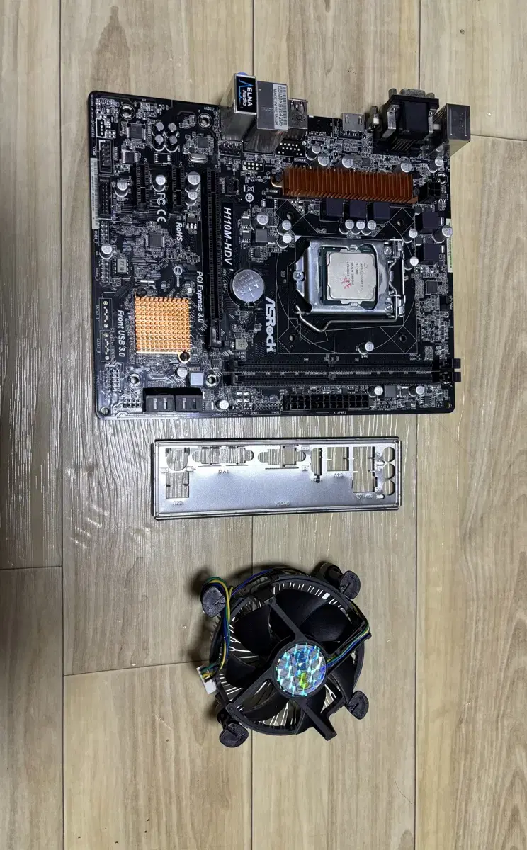 Intel i5-7400 CPU+ASRock H110M-HDV 메인보드