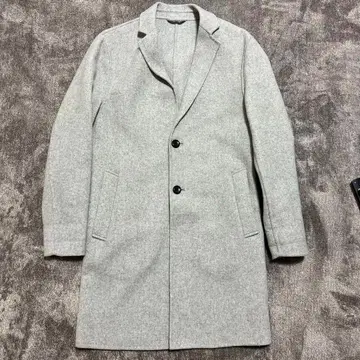 자라 남자 그레이 체스터 코트 XS