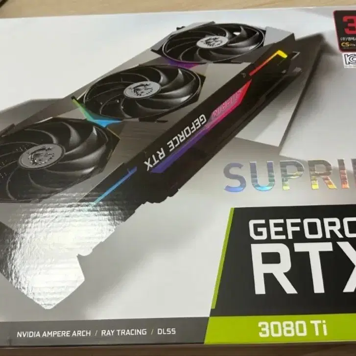 그래픽카드 RTX3080ti 슈프림 판매합니다