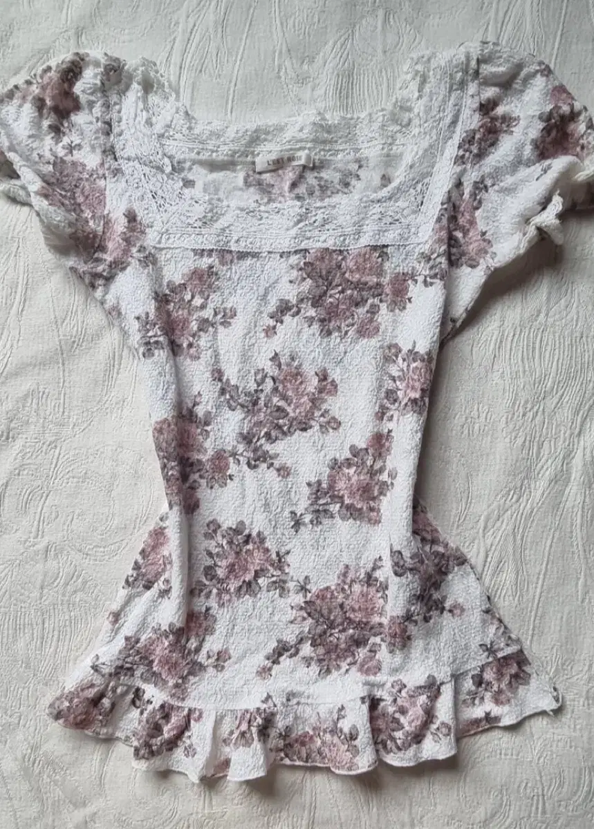 Restローズ Vintage Floral Mori Hagumi Himegyaru Top Blouse Lolagalizlisa Japan