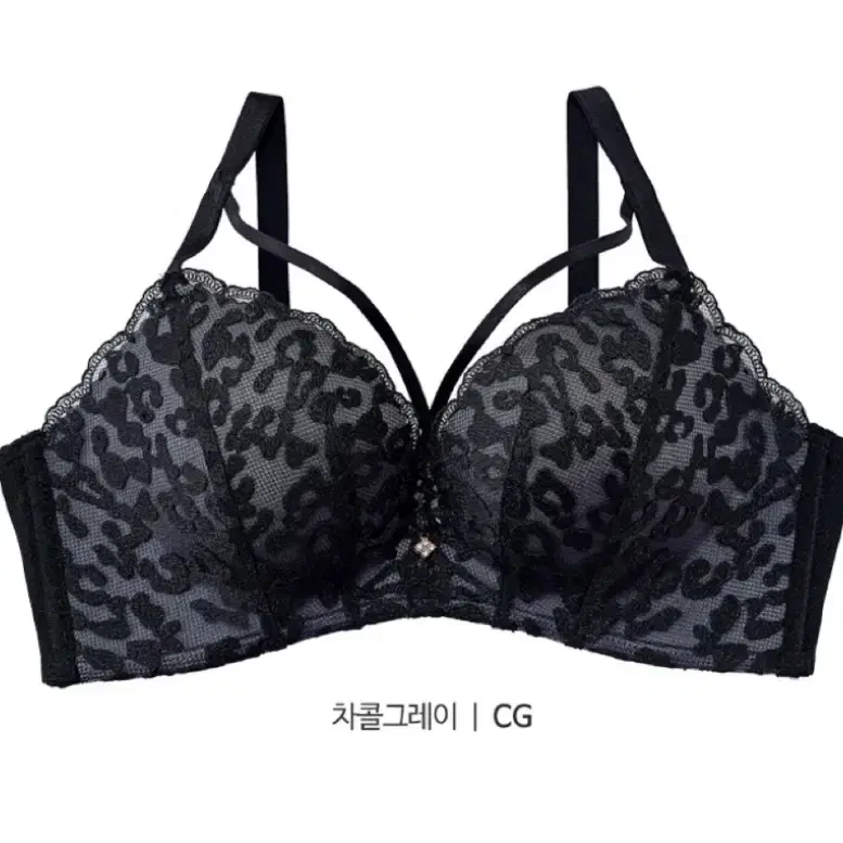 에메필 Lacy Leopard 노와이어 초모리 브라 새상품