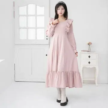 백리본 맥시 원피스 유메텐보DearMyLoveRose