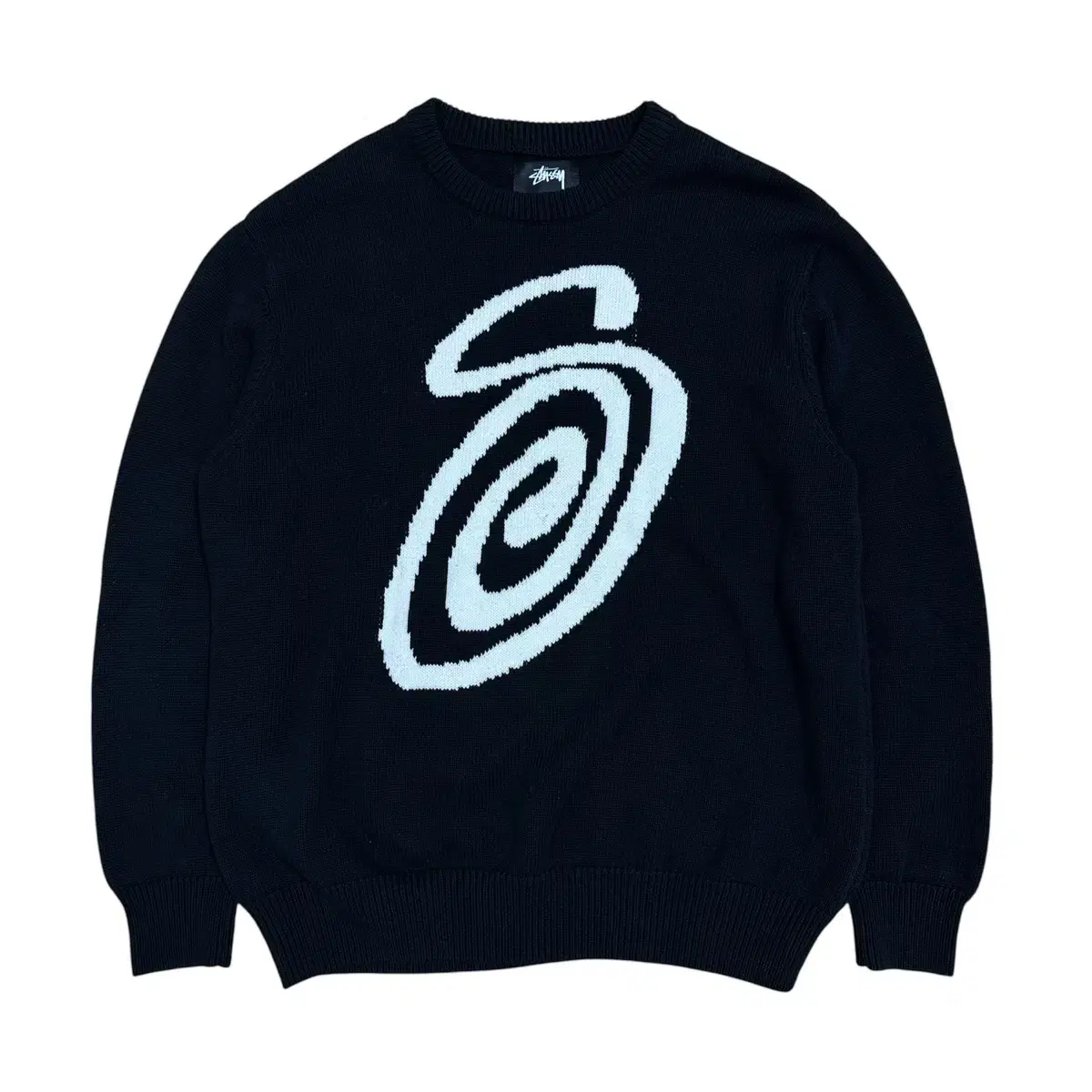 스투시 S 컬리 니트 stussy