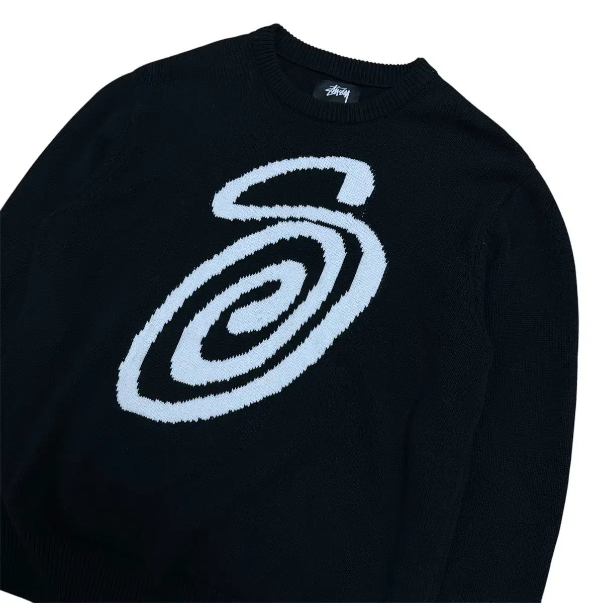 스투시 S 컬리 니트 stussy