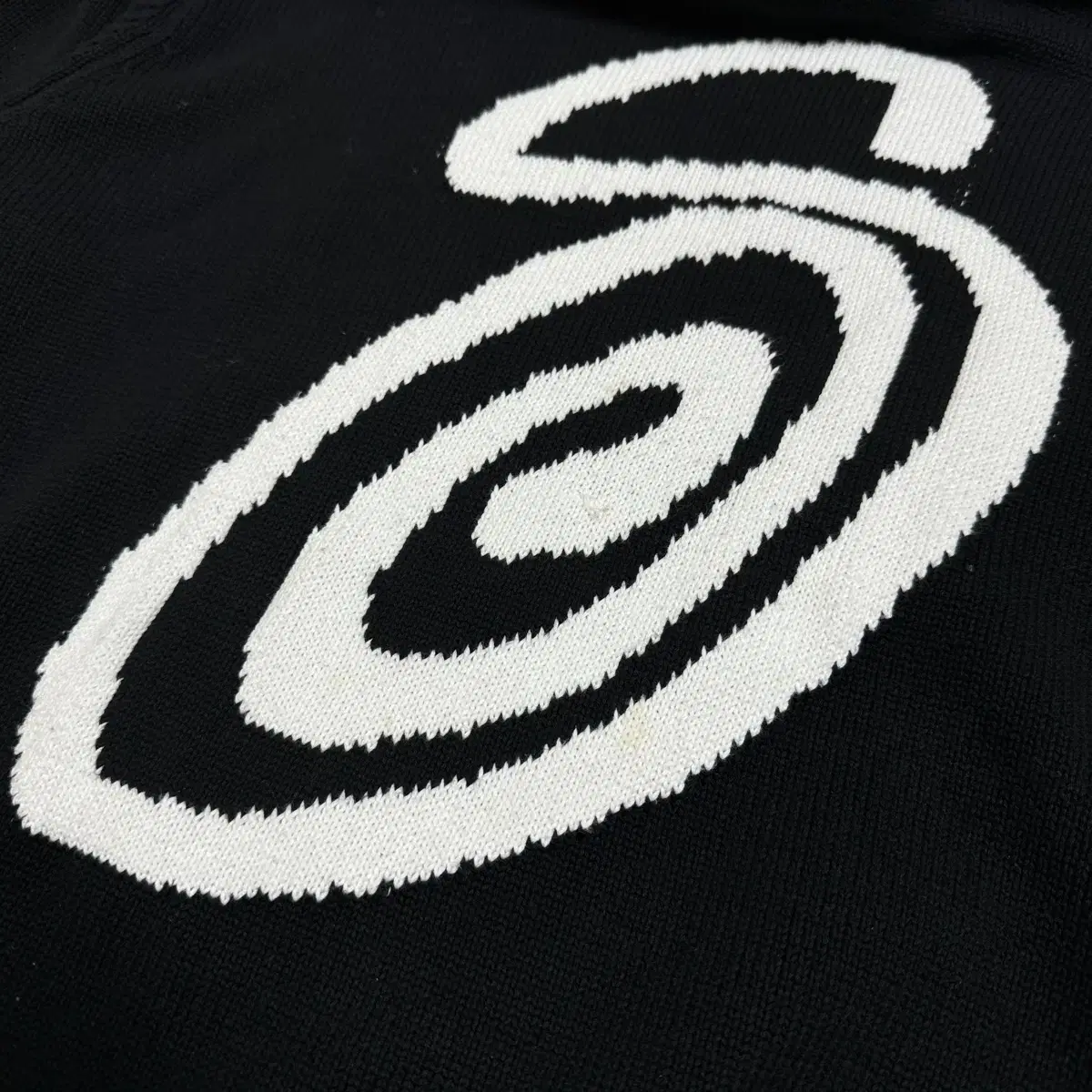 스투시 S 컬리 니트 stussy