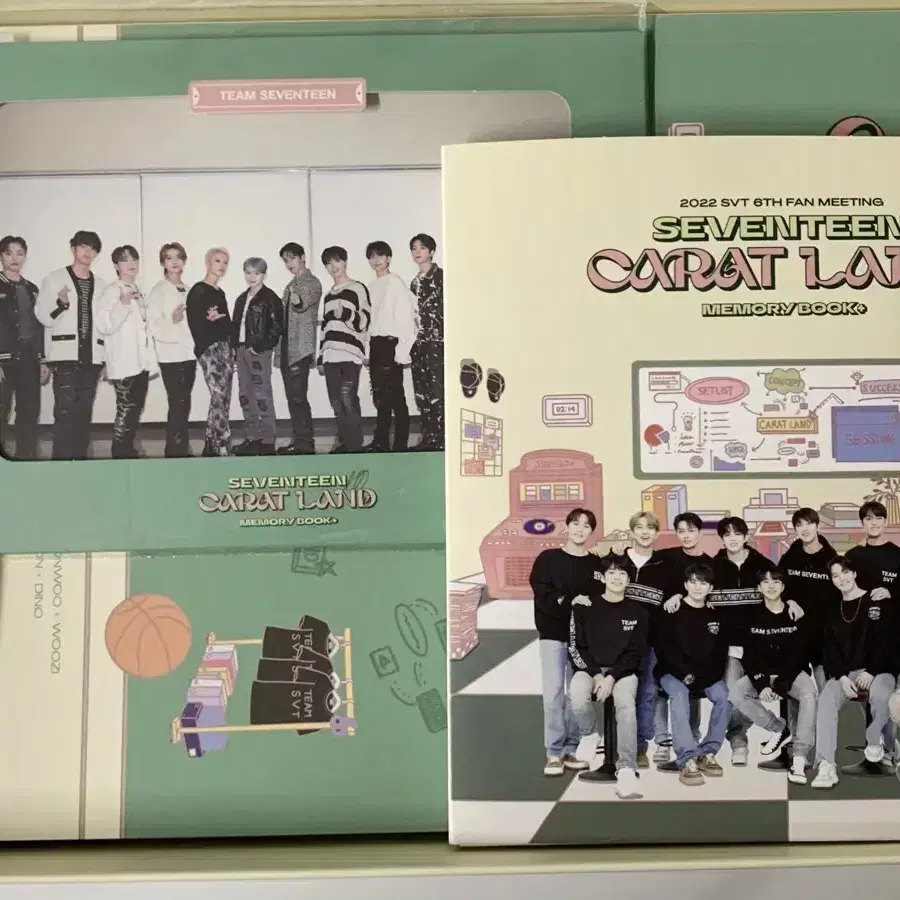 세븐틴 캐럿랜드 2021,2022,2023 메모리북 구성품 일괄 양도