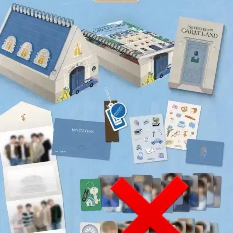 세븐틴 캐럿랜드 2021,2022,2023 메모리북 구성품 일괄 양도