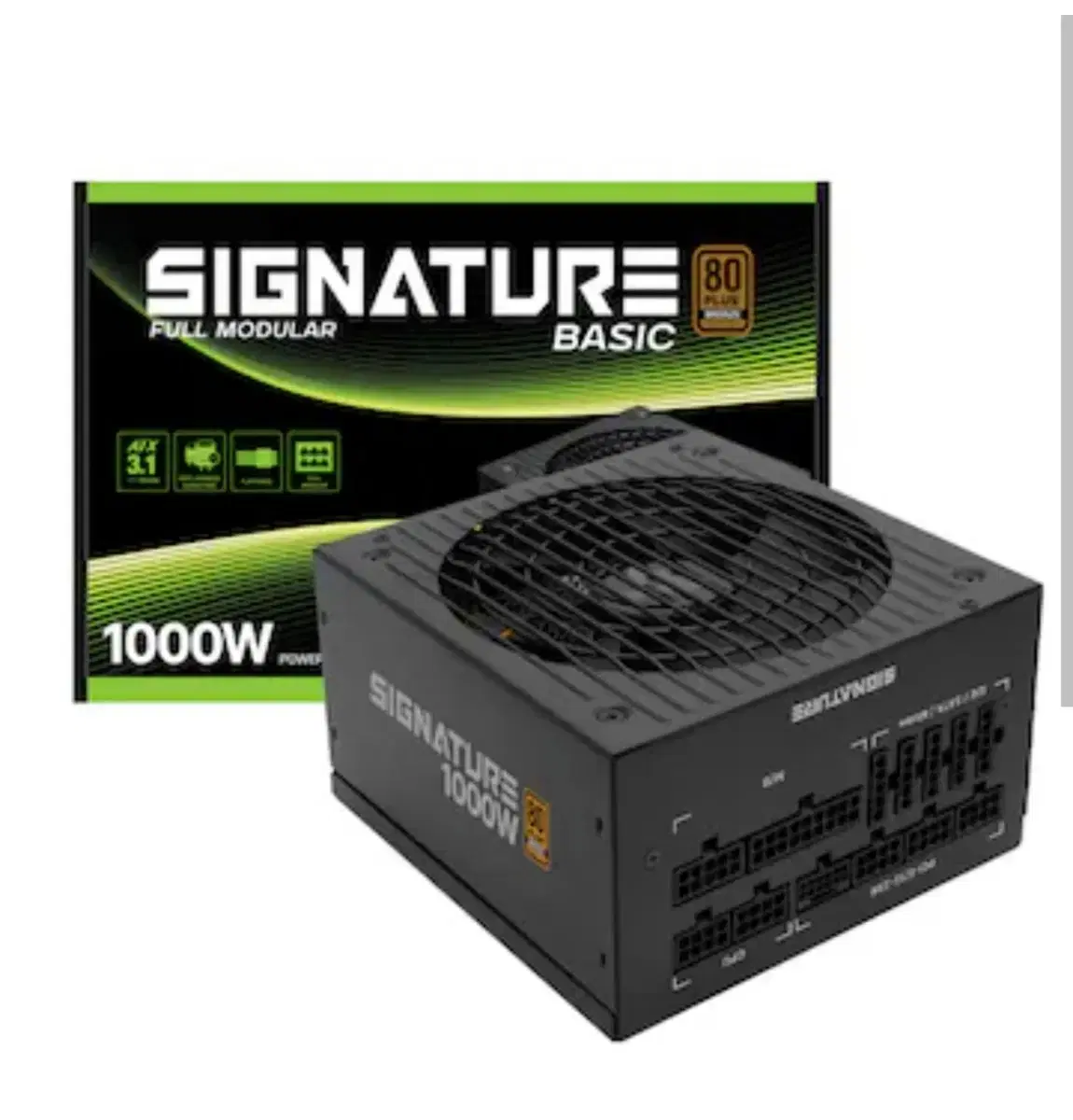 AONE cignature 1000W 80PLUS Bronze Full Modular Basic Power Supply