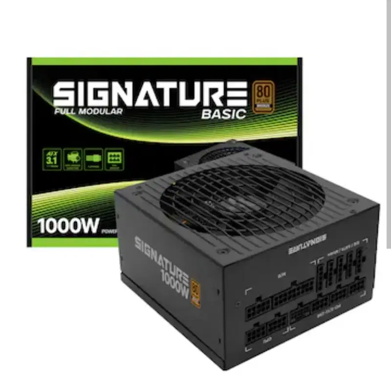AONE 시그니처 1000W 80PLUS브론즈 풀모듈러 베이직 파워서플라