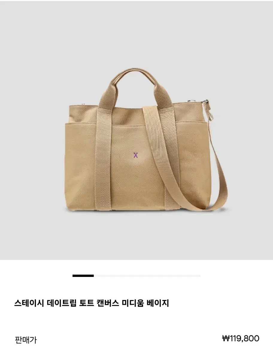 조셉앤스테이시 데이트립 캔버스 미디움 베이지