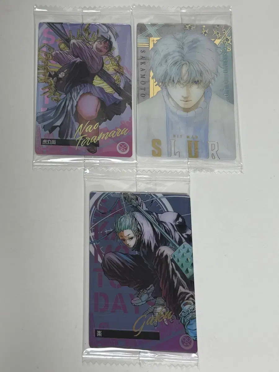 Sakamoto Deez Sakday Slurk Gaku Toramaru Nao Wehasu Card Rare Unsealed