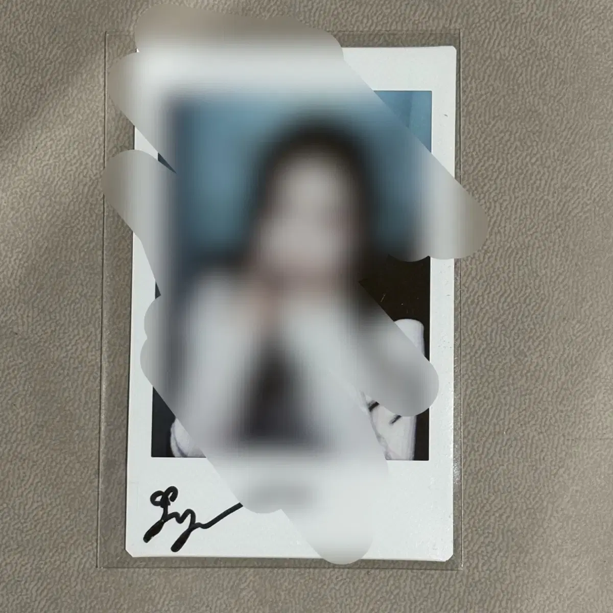 트리플에스 박소현 낙서 싸인 폴라로이드 싸폴