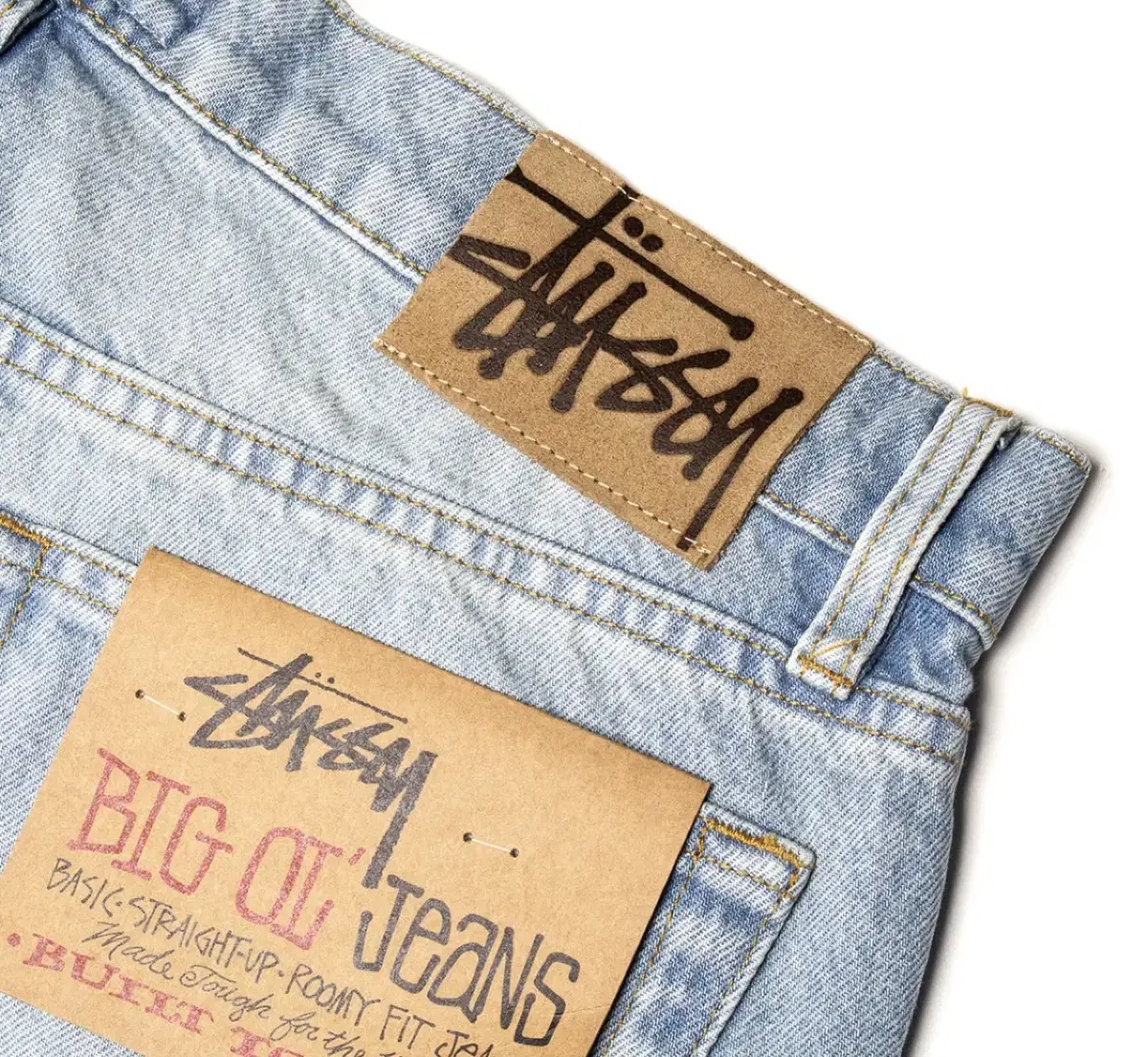 [34] 스투시 데님 빅 올 진-라이트 워시 Stussy Denim