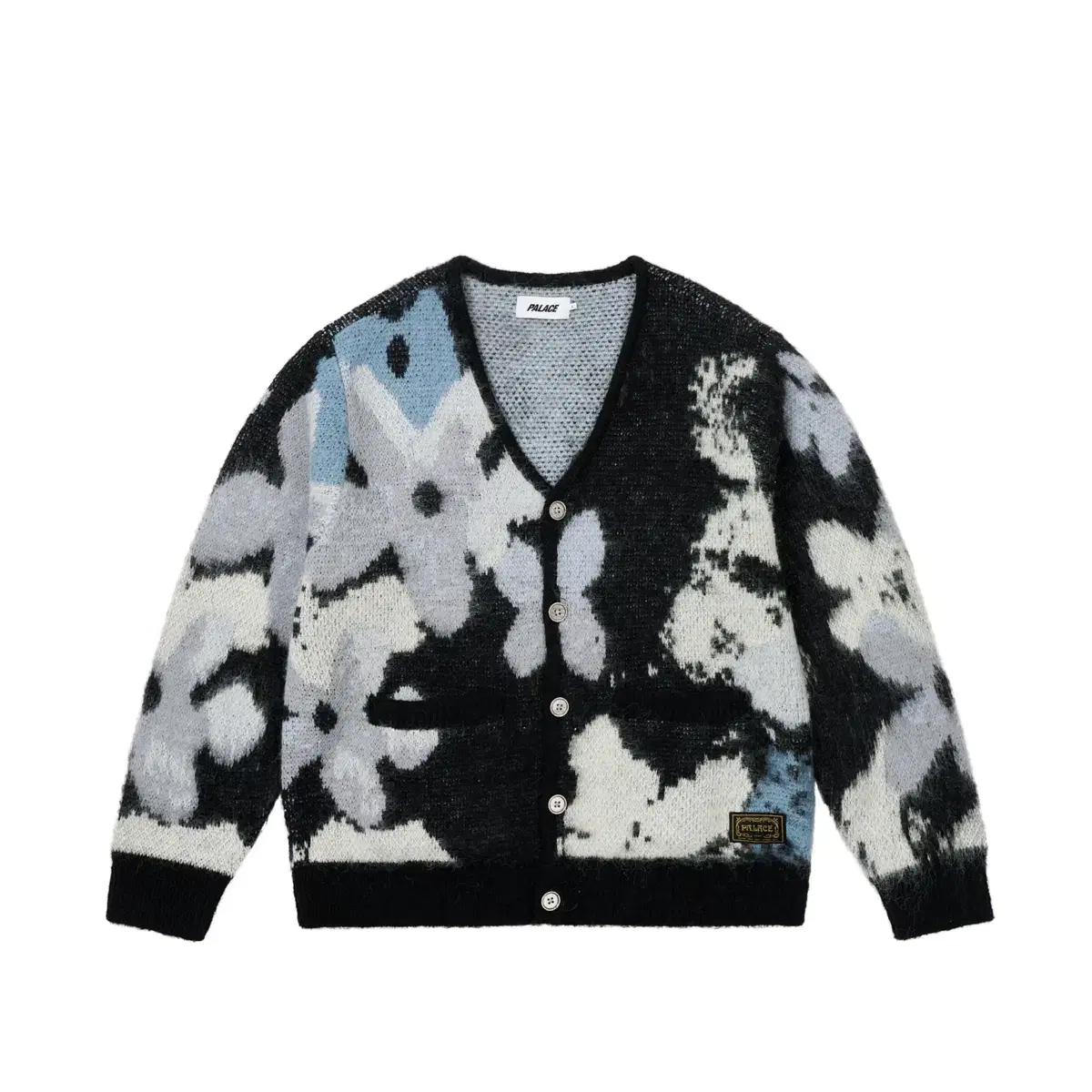 (L)팔라스 가디건 HAIRY FLOWER KNIT DARK