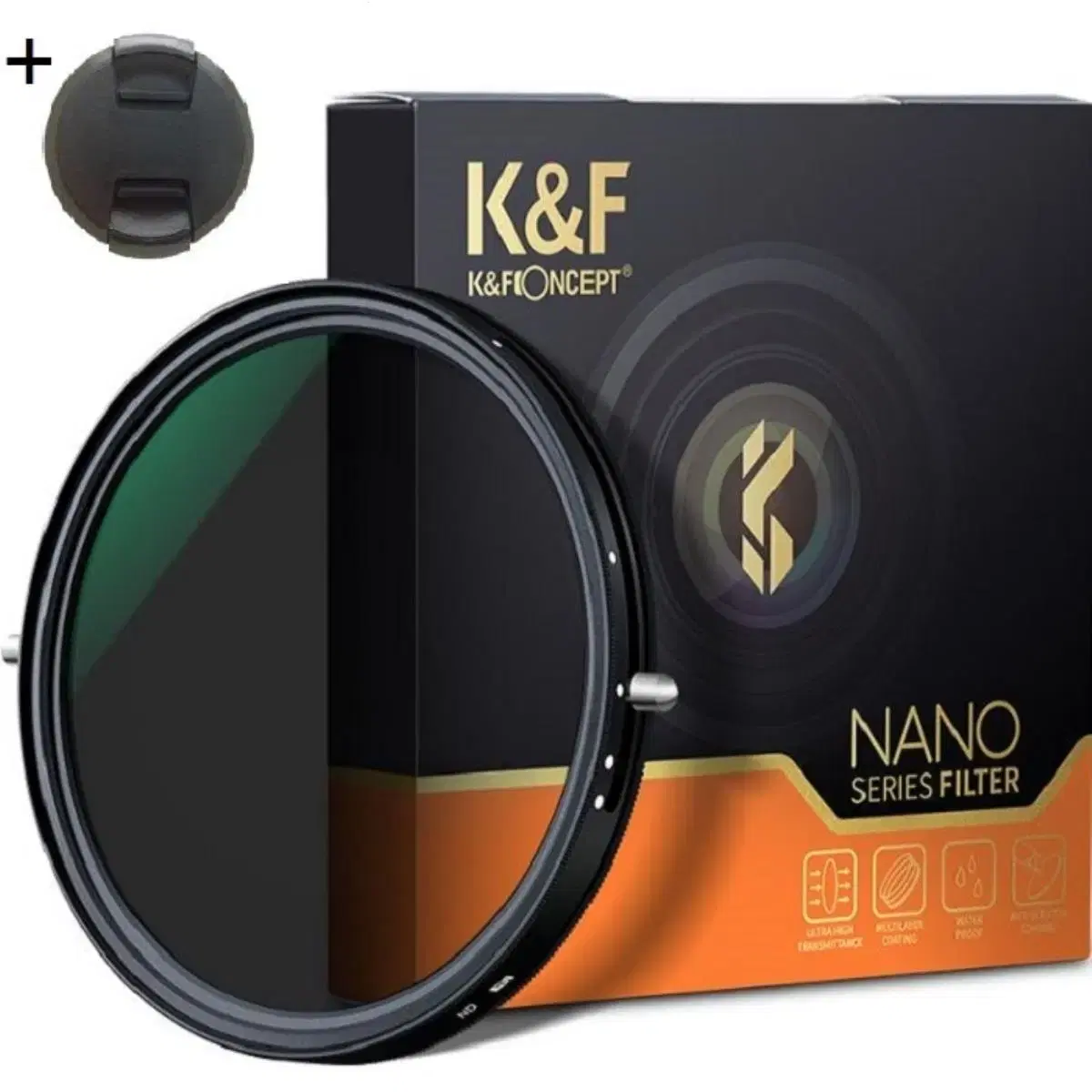 K&F 58mm NANO-X 가변 ND2-32+CPL 필터 캡포함/새상품