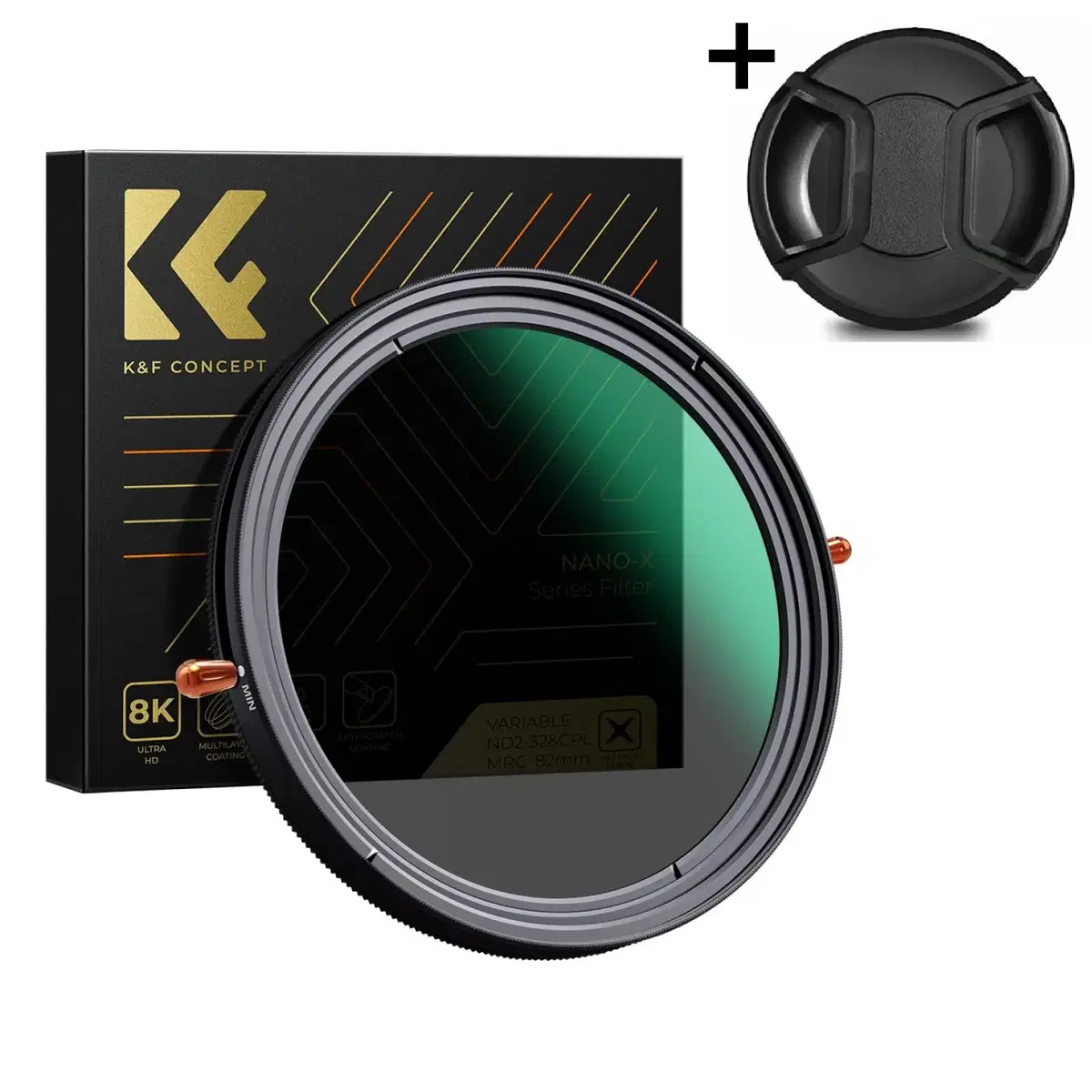 K&F 82mm NANO-X 가변 ND2-32+CPL 필터 캡포함/새상품