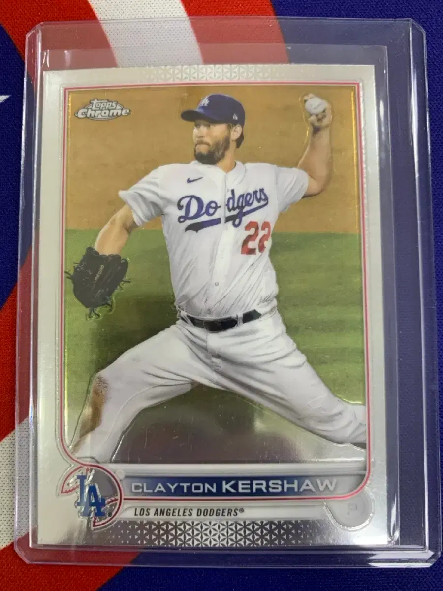 2022 Topps Chrome 탑스 크롬 클레이튼 커쇼 카드