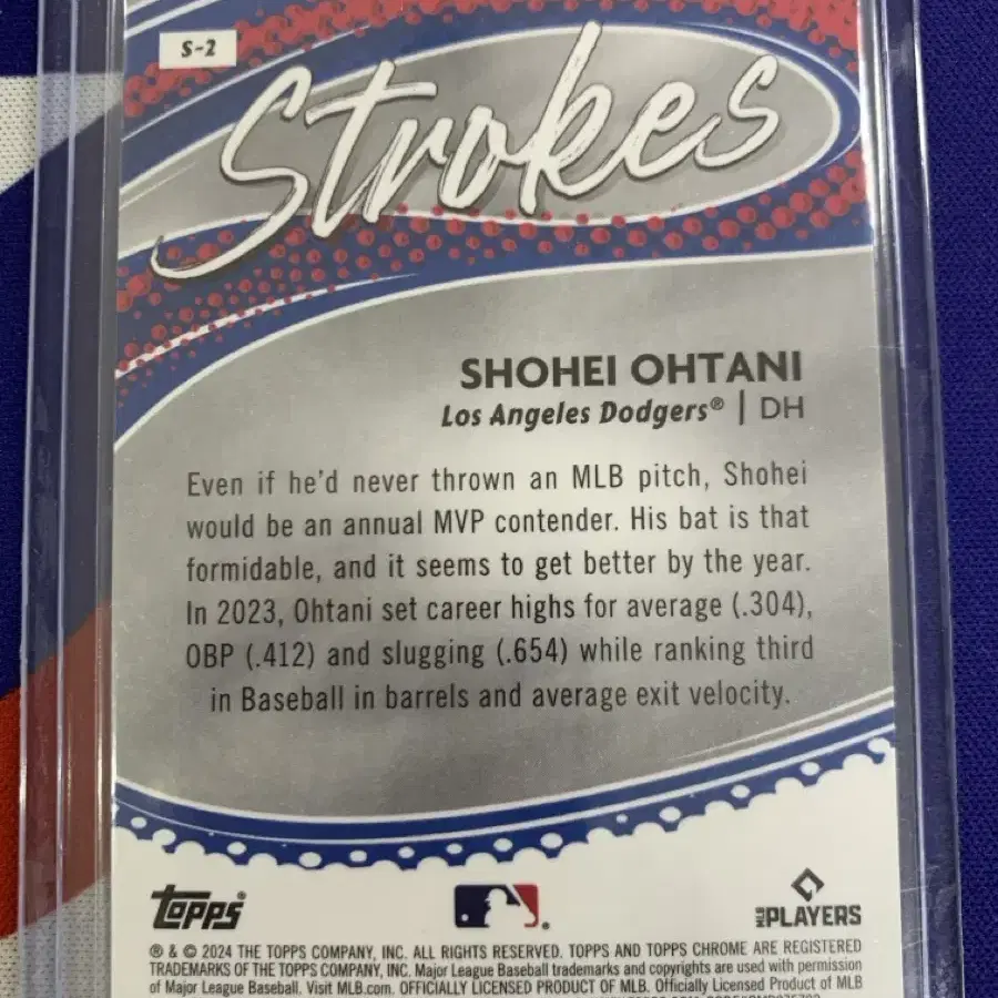 2024 Topps Chrome 탑스 크롬 쇼헤이 오타니 카드