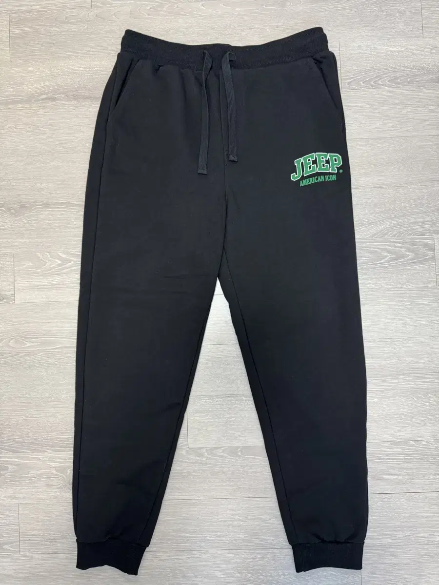Jeep Basic Big Logo Jogger Pants Black XL (JO1TSU912)