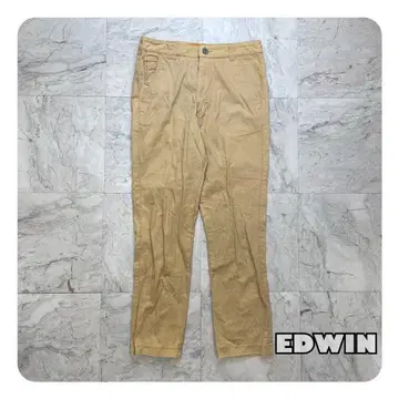EDWIN 505 카키색 w31 L33 카고 팬츠 에드윈