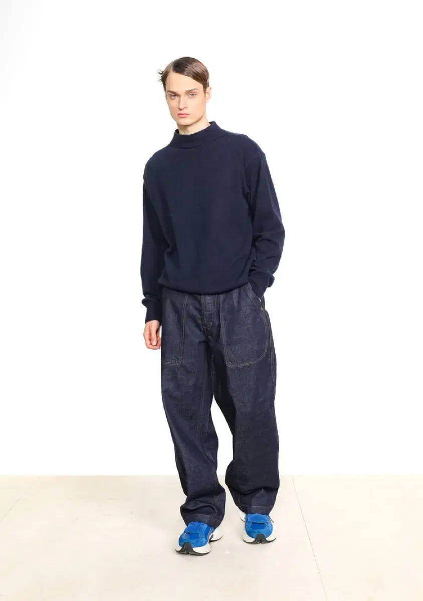 도큐먼트 ONE WASH DENIM LAYER TROUSERS [S]