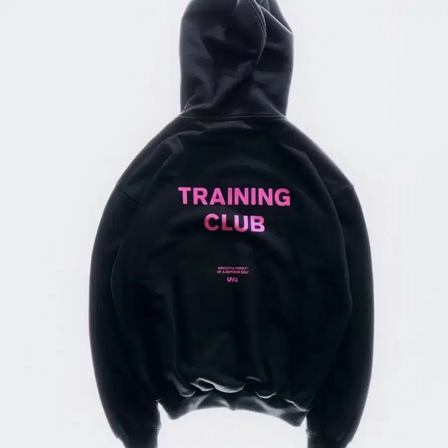 UVU TRAINING CLUB Hoodie BLACK M size