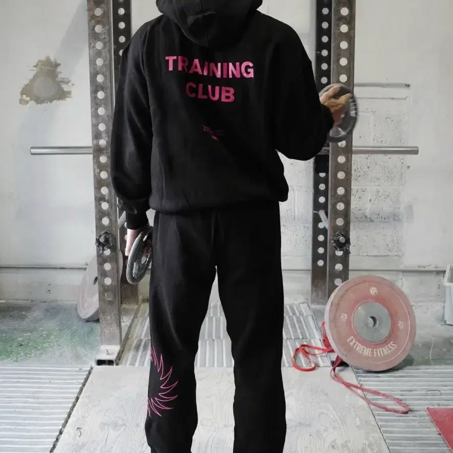 UVU TRAINING CLUB Hoodie BLACK M size