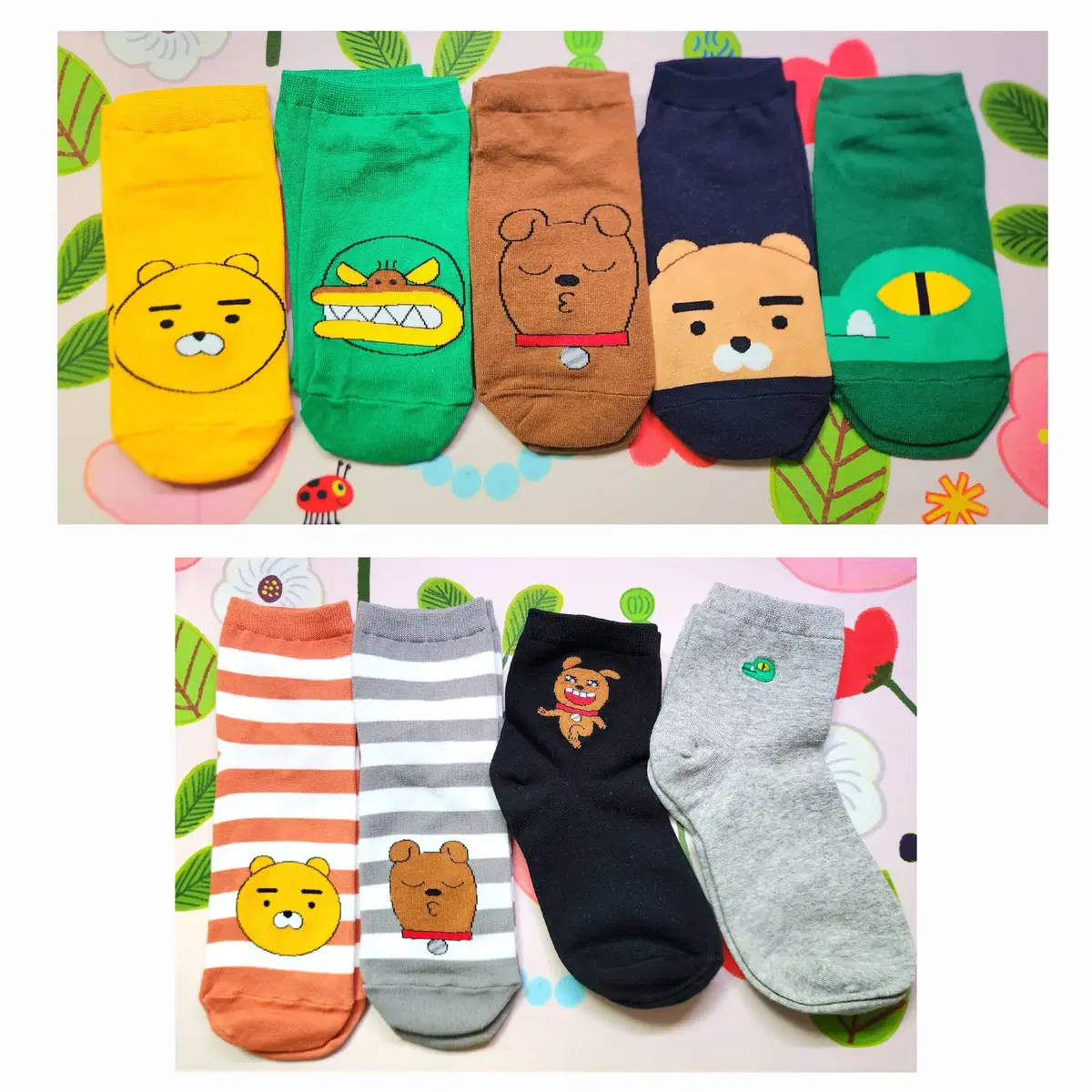 Kakao socks 9-pack on sale! (~250)