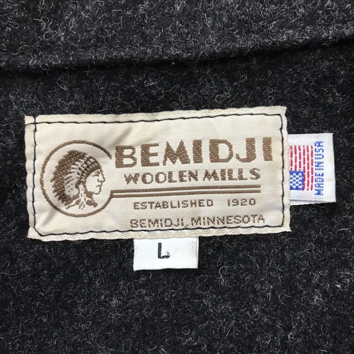 BEMIDJI WOOLEN MILLS USA 울100% 자켓 [L]