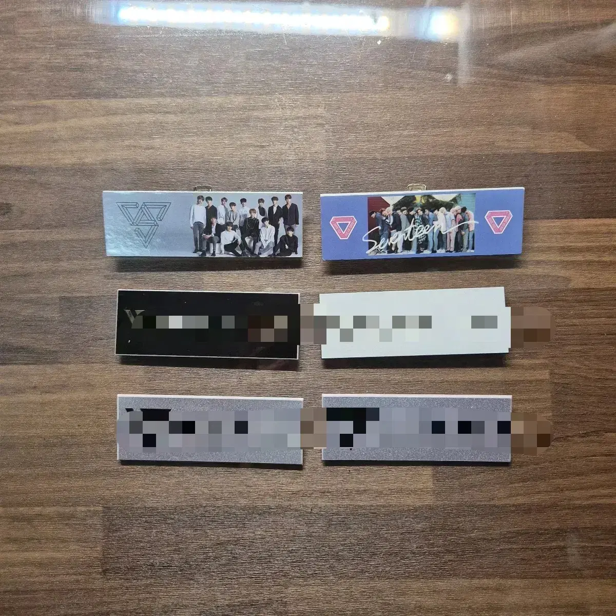 세븐틴 명찰 뱃지 정한 호시 원우 민규 쿱스 승관 단체 앨범 포카
