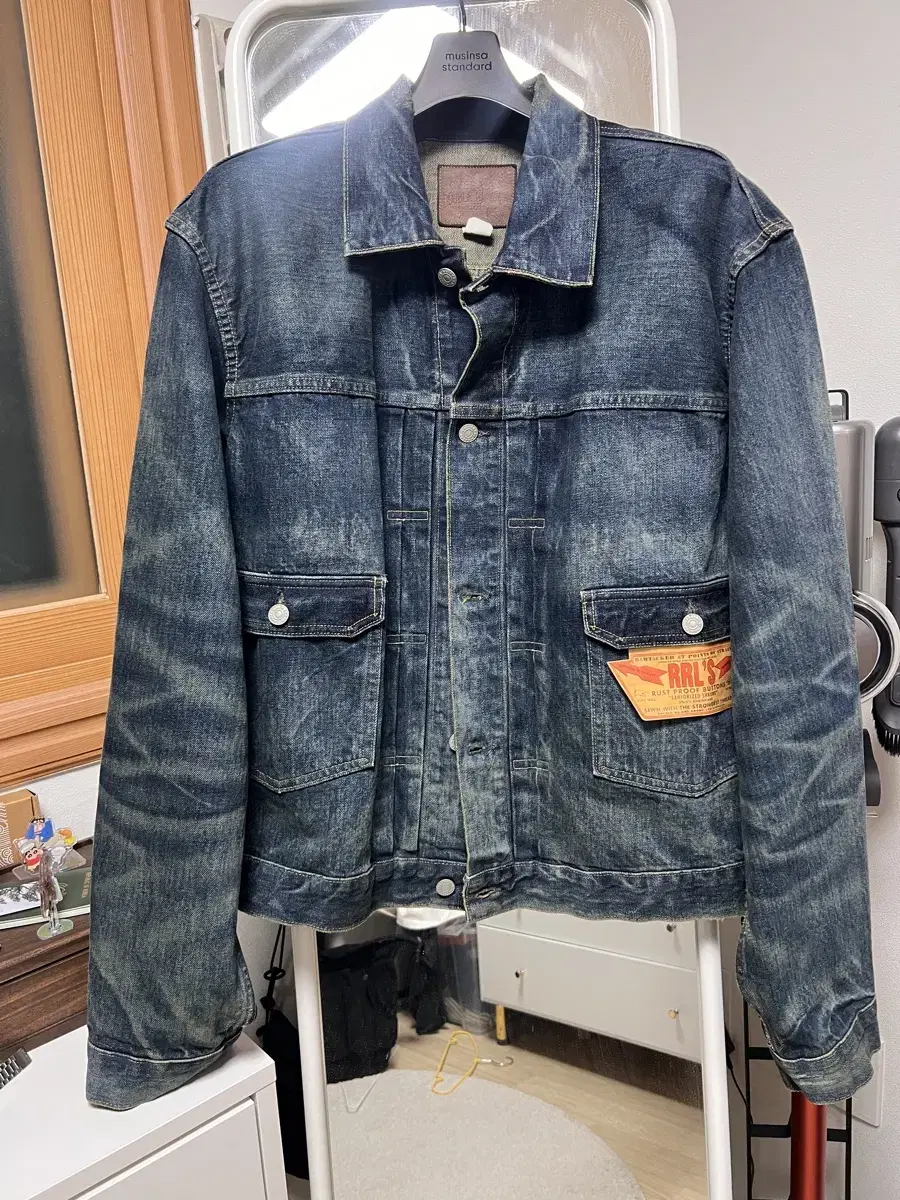 RRL 웨스트뷰 트러커 데님 자켓 XXL XL + rrl 신발 300