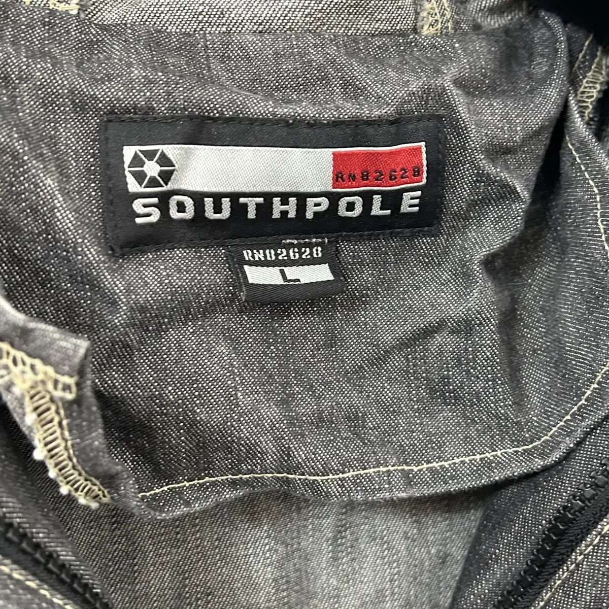 SouthPole 올드스쿨 후드 데님 자켓