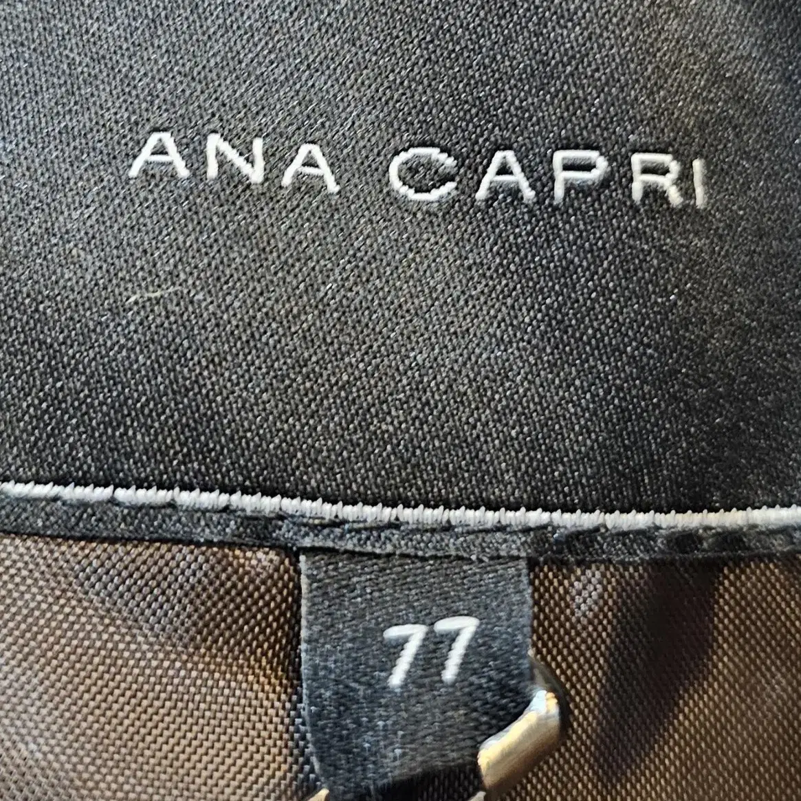 [새옷] ANA CAPRI 아나카프리 체크 모 코트 77사이즈 카키