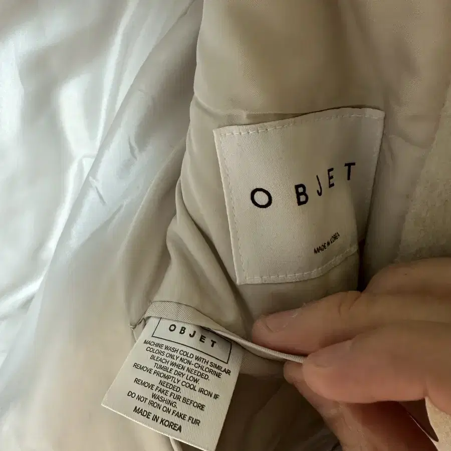 OBJET 울 코트 freeszie