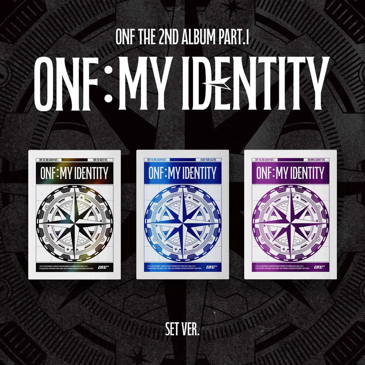 온앤오프 정규 2집 미개봉 앨범, 예판버전 [MY IDENTITY]