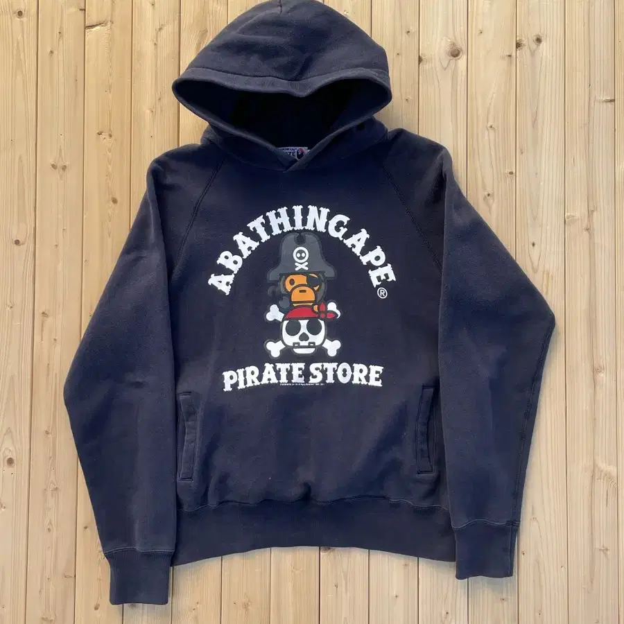 Bape Pirate  Navy Hoodie