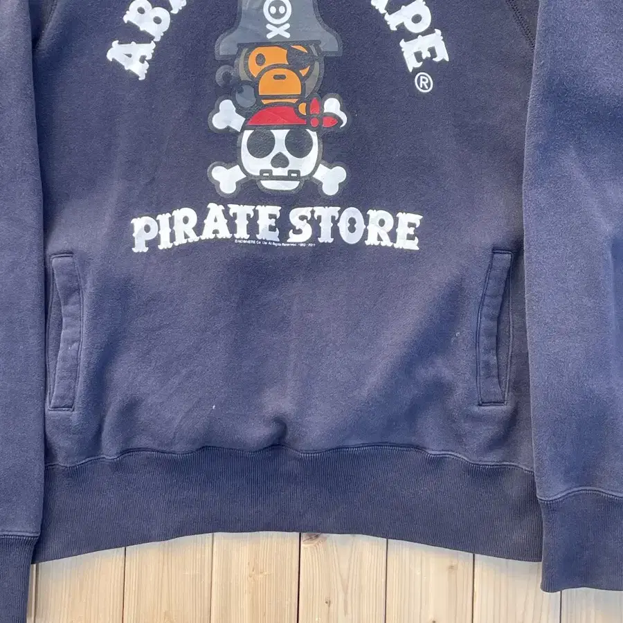 Bape Pirate  Navy Hoodie