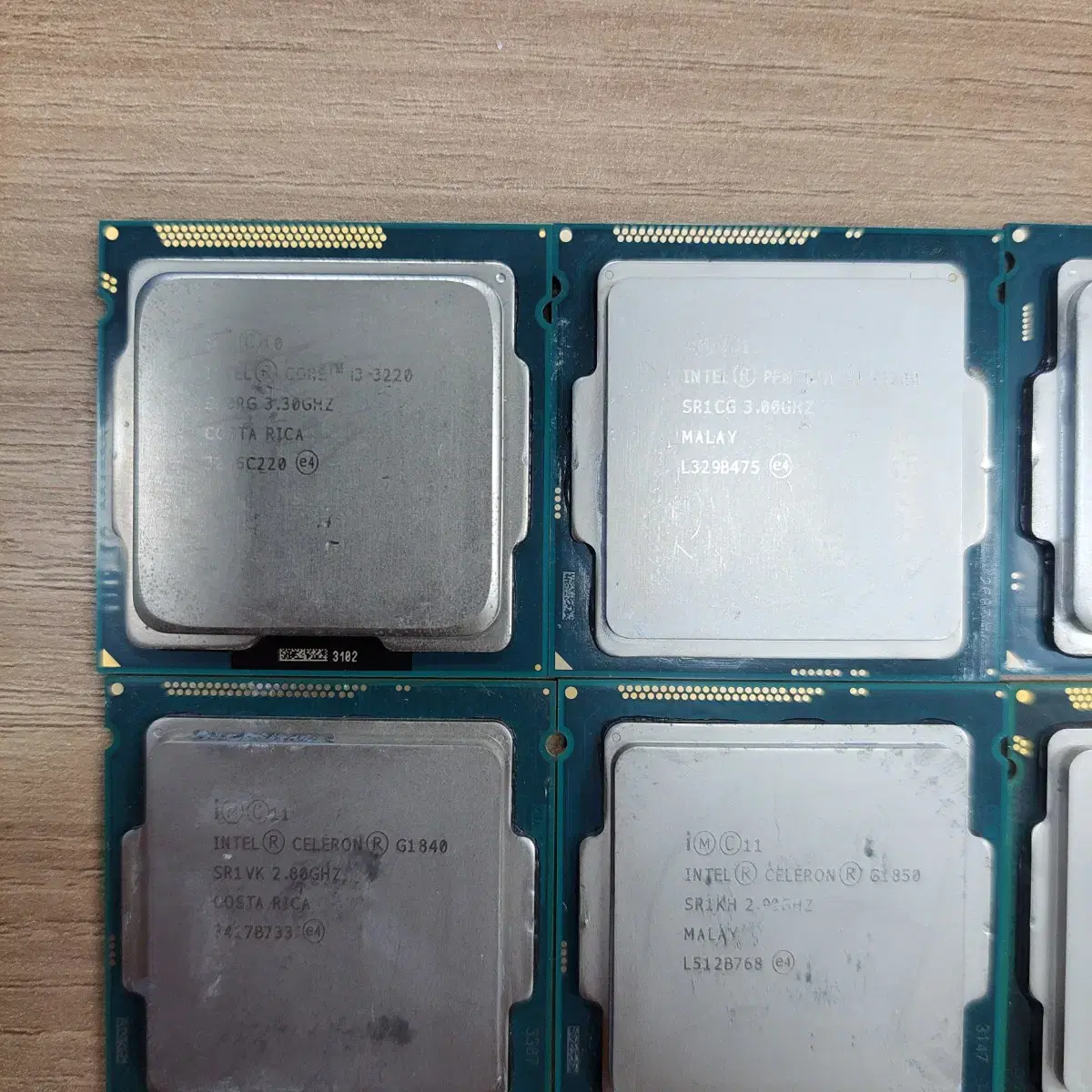 구형 인텔 cpu 여럿