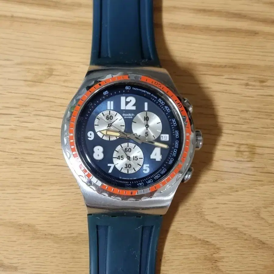 스와치(Swatch) irony 크로노그래프 손목시계