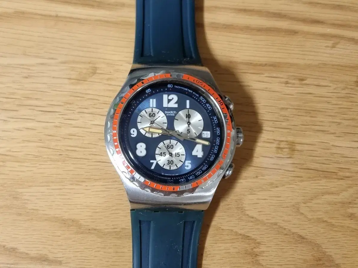 스와치(Swatch) irony 크로노그래프 손목시계