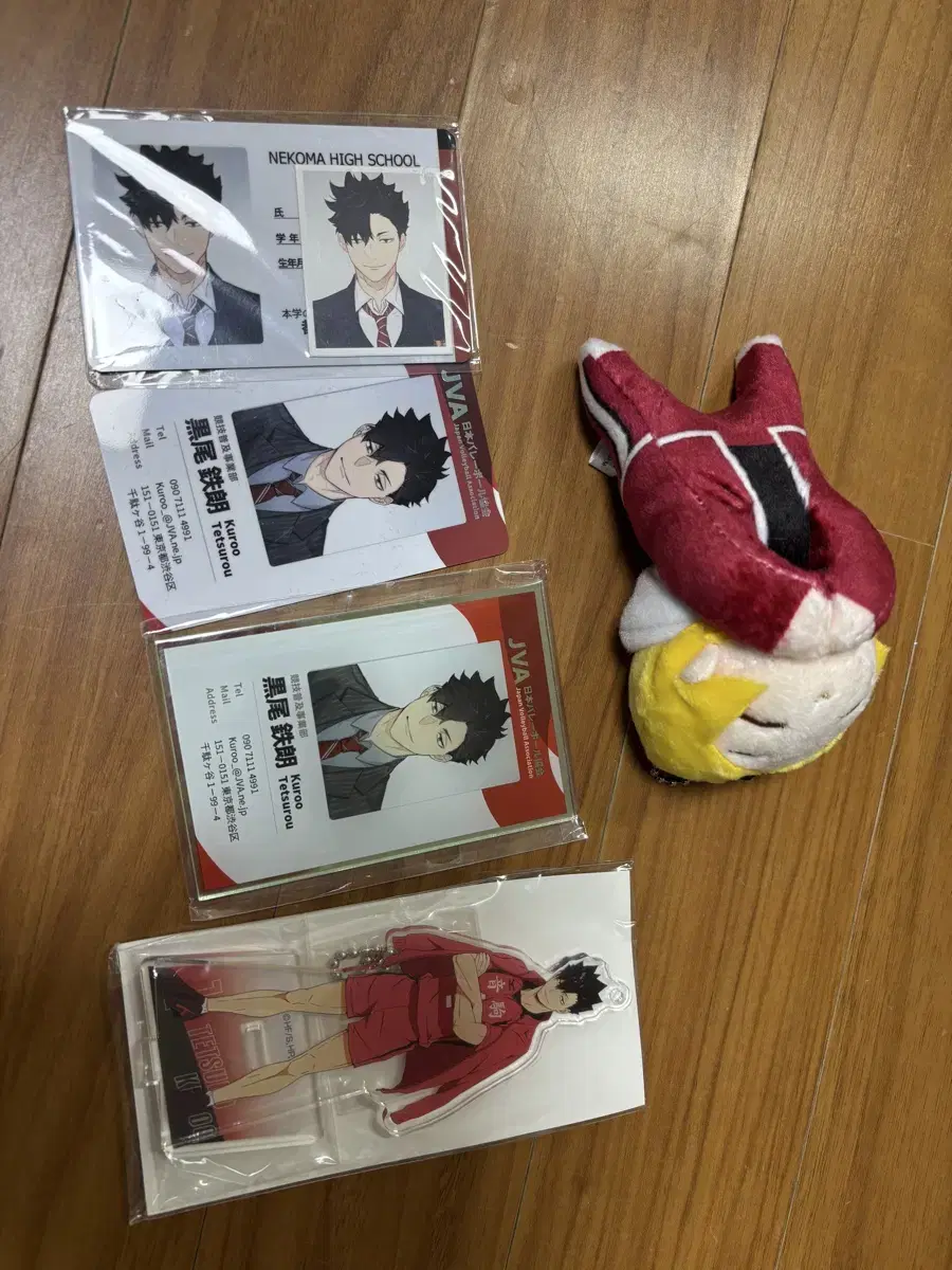 Haikyuu! Nekoma Kuroo Kenma bulk / acrylic HugCara Keyring