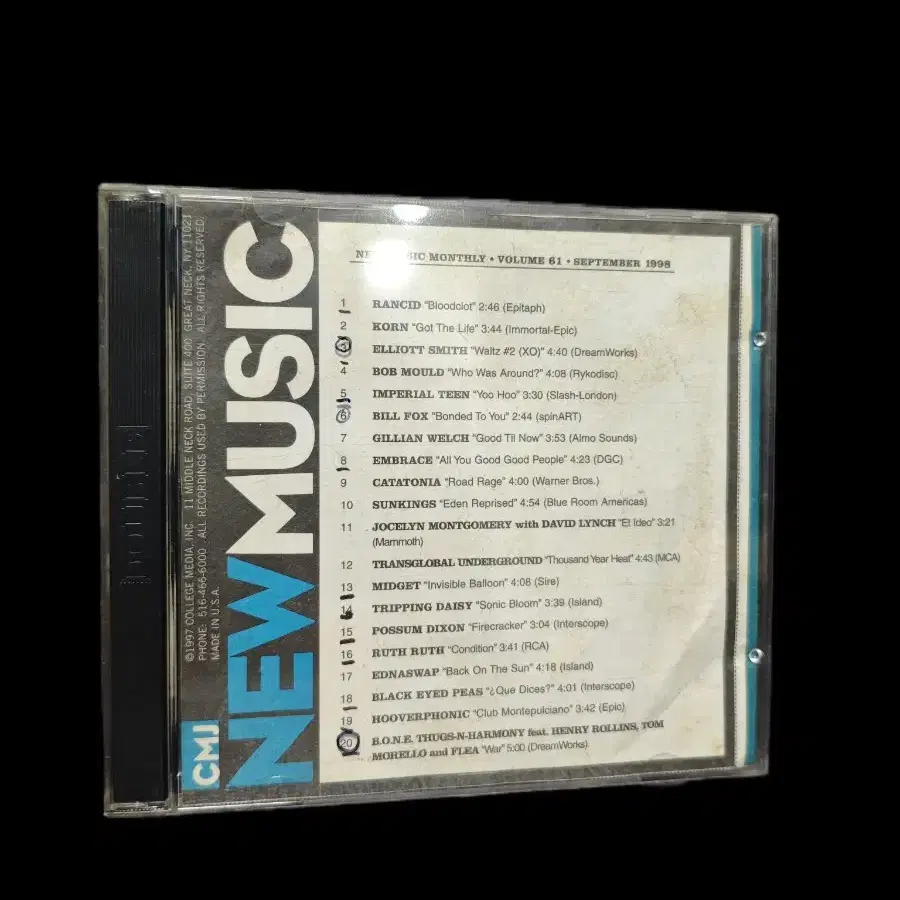 CD - CMJ New Music 98년 9월,10월