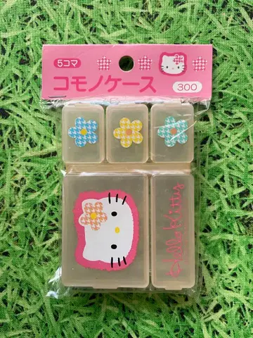 카오하나 키티 코모노 케이스 1997 미사용 플라스틱 케이스