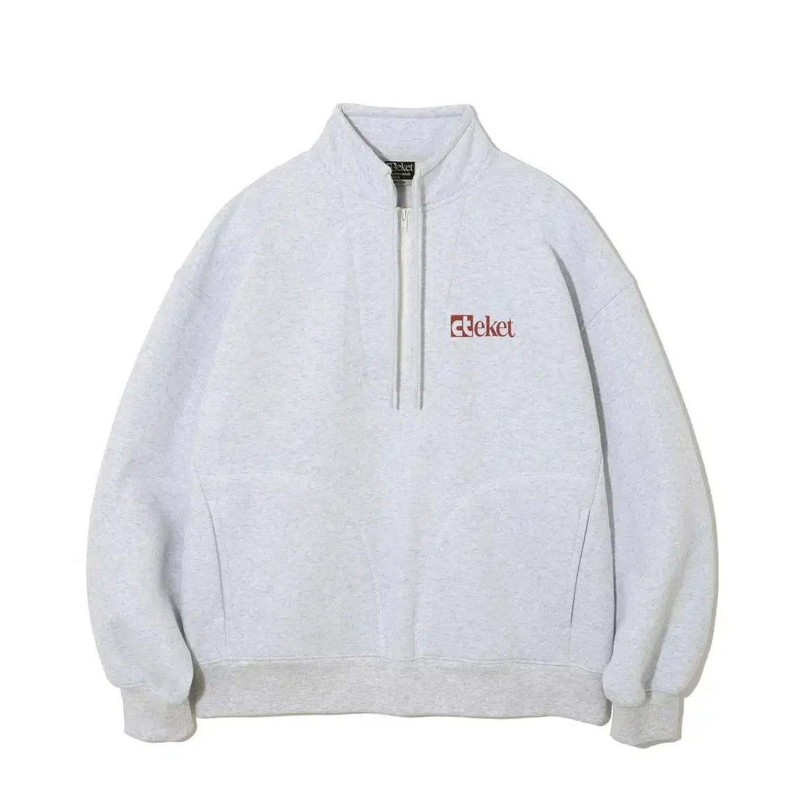 테켓 반집업 맨투맨 (Plan Half Zip-Up Sweatshirt)